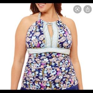 Beautiful plus size tankini!